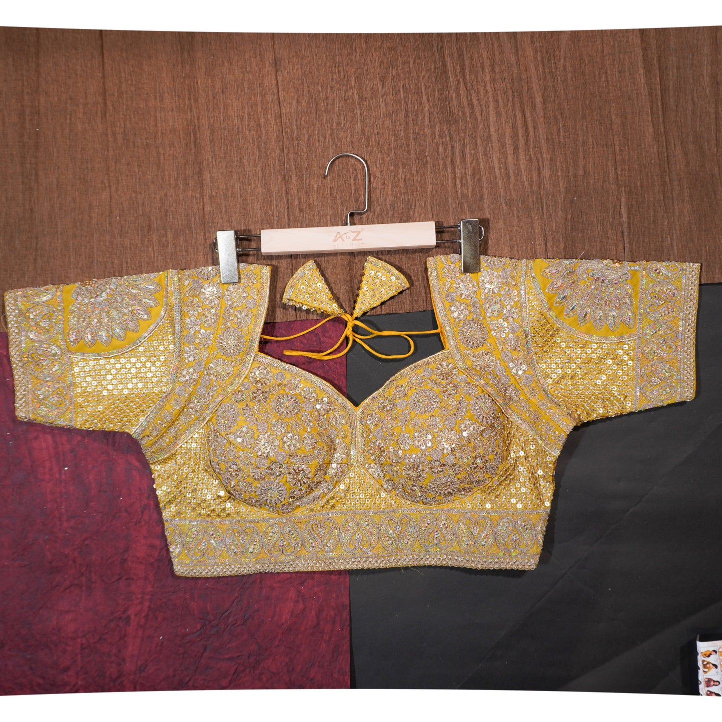 Golden Yellow Festive Blouse