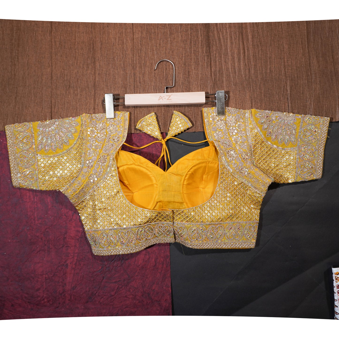 Golden Yellow Festive Blouse