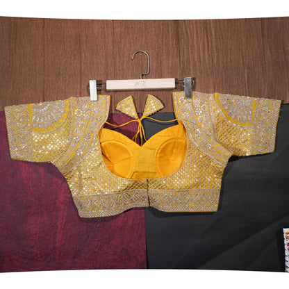 Golden Yellow Festive Blouse