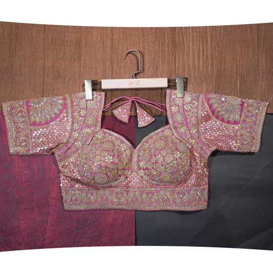 Pink Glam Bridal Blouse