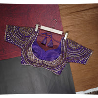 Regal Violet Statement Blouse