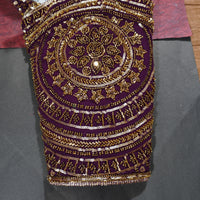 Deep Plum Embroidered Blouse