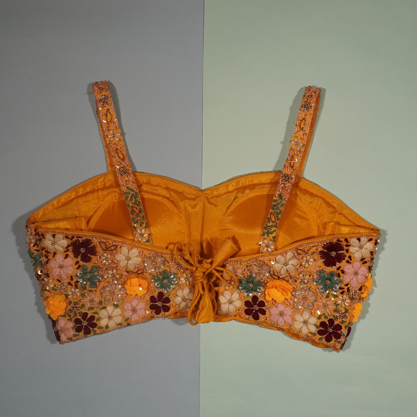 Sun-Kissed Marigold Sequin Blouse