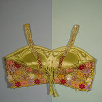 Lime Zest Botanical Bustier