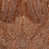 Brown  Spice Textured Sleeveless Blouse