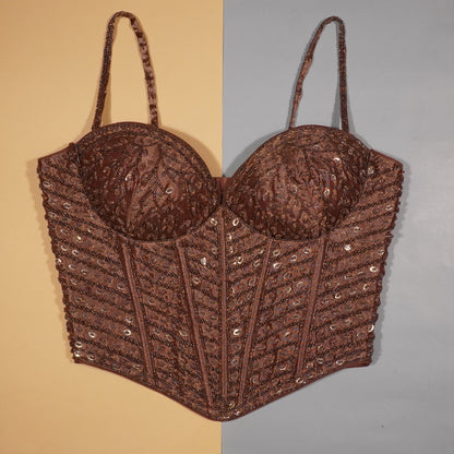 Blossom Sequin Corset