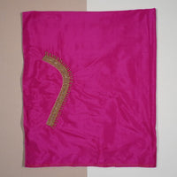 Royal Magenta Neckline Elegance