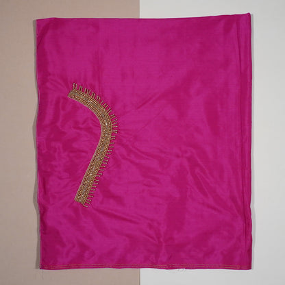 Royal Magenta Neckline Elegance