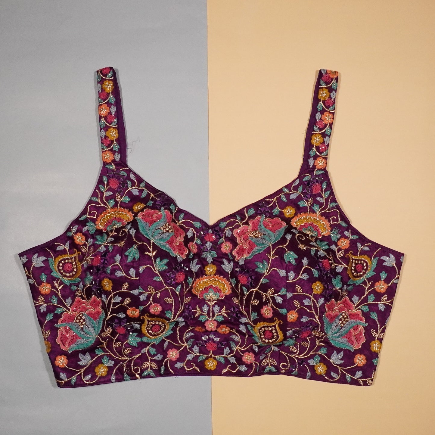 Royal Purple Floral Radiance