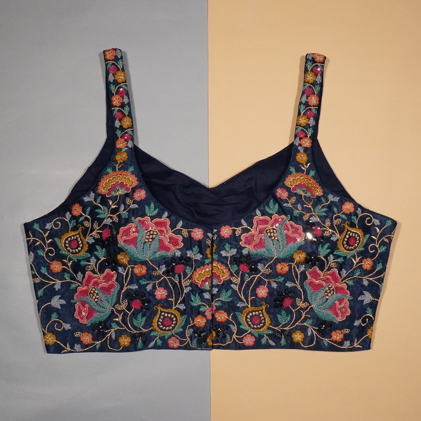 Sapphire Floral Sophistication