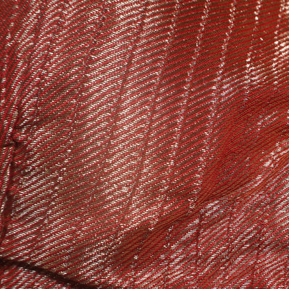 Red and Silver Shimmer Blouse