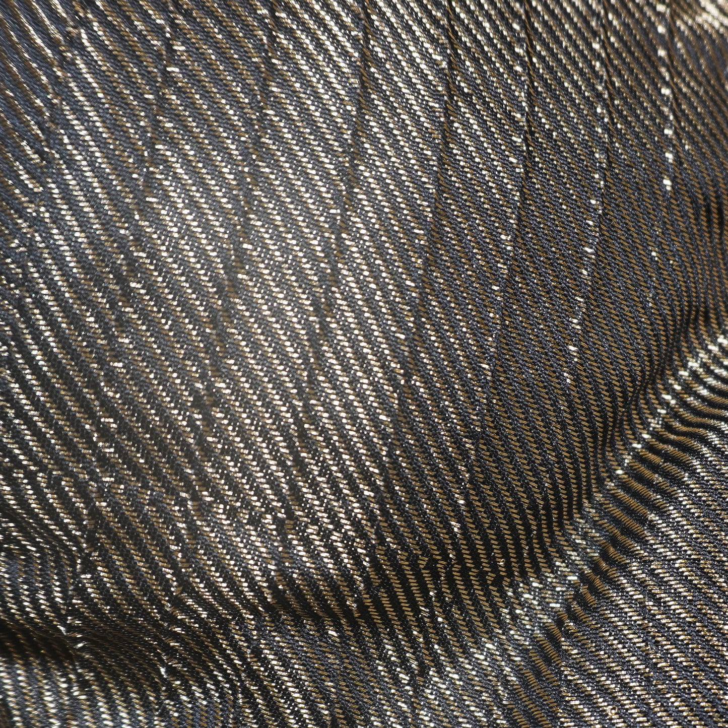 Black Shimmer Pleated Blouse