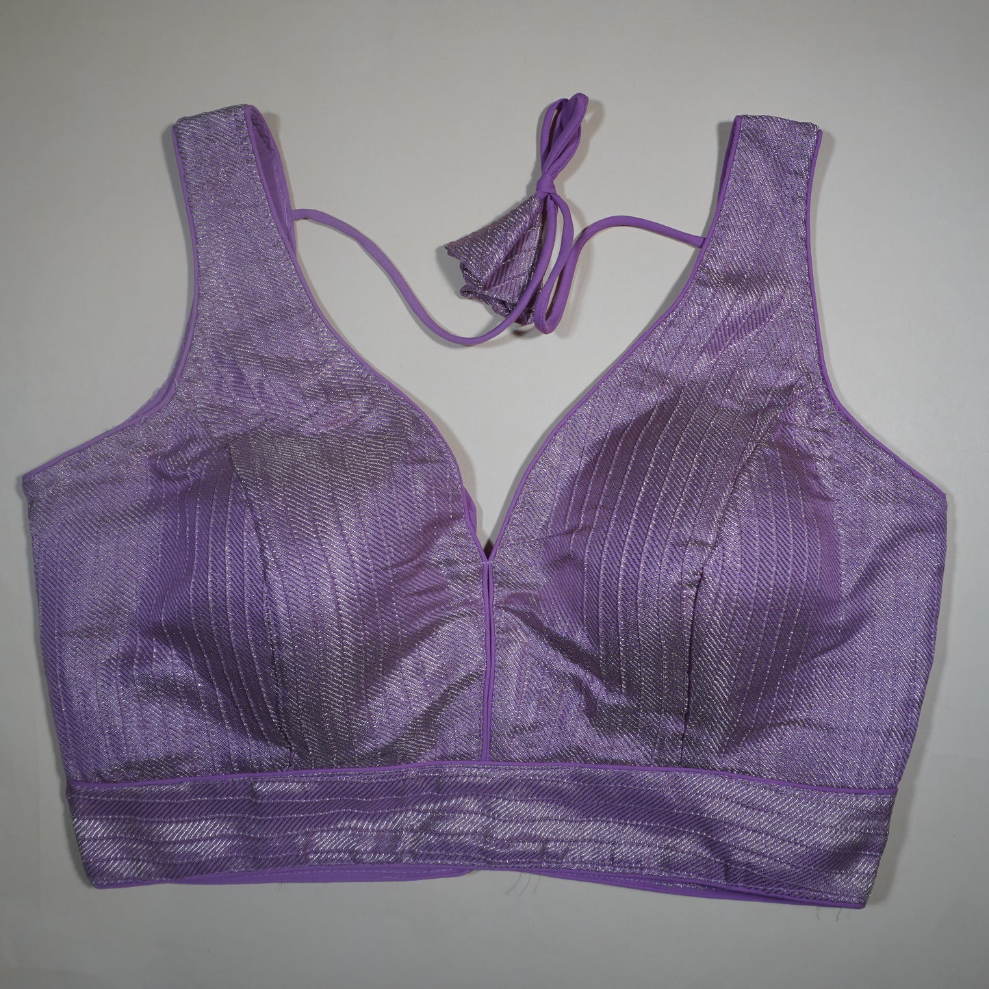 LAVENDER Metallic Shimmer Blouse