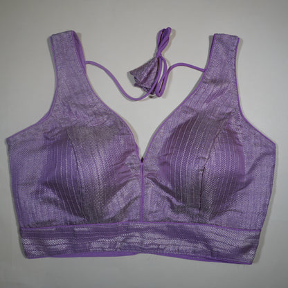 LAVENDER Metallic Shimmer Blouse