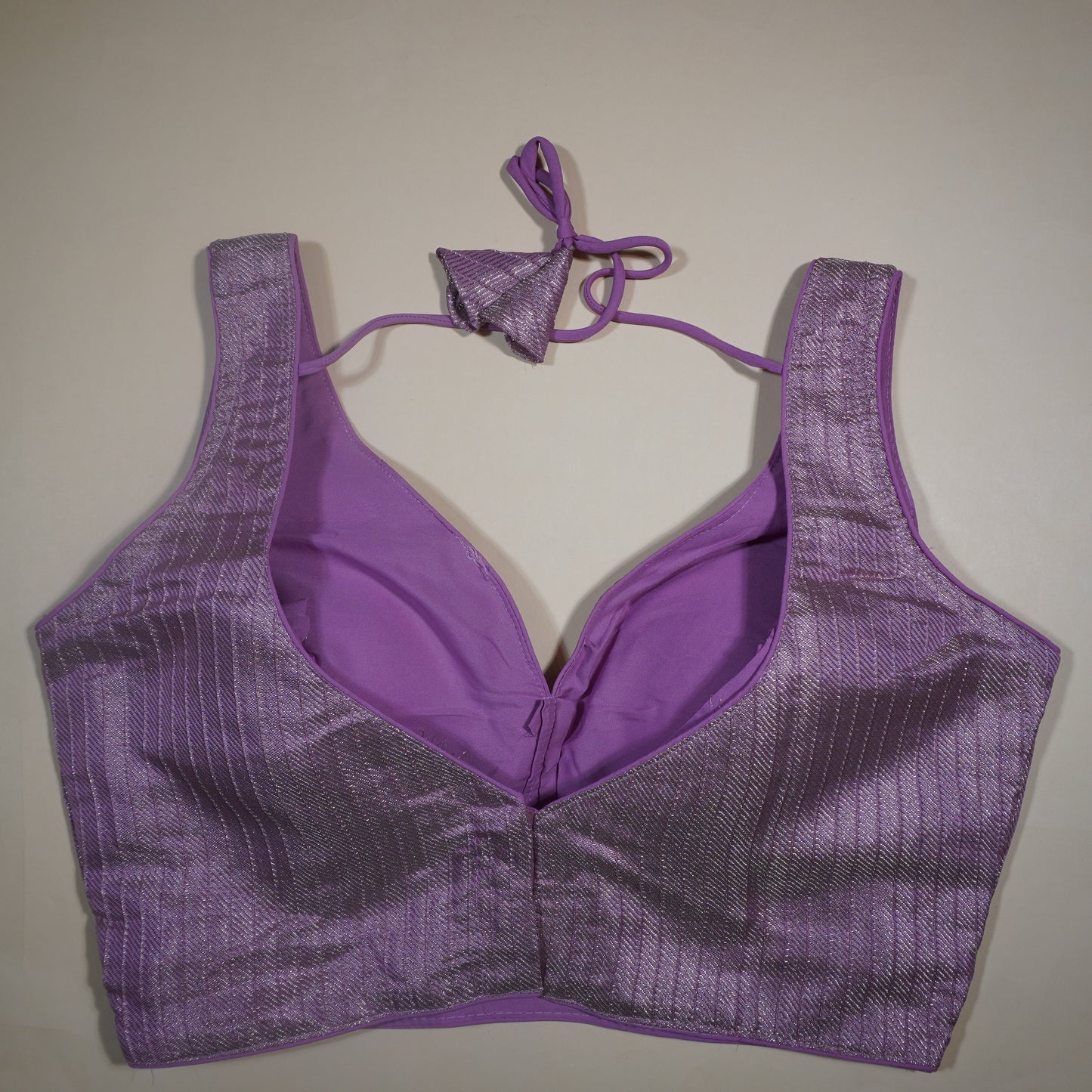LAVENDER Metallic Shimmer Blouse