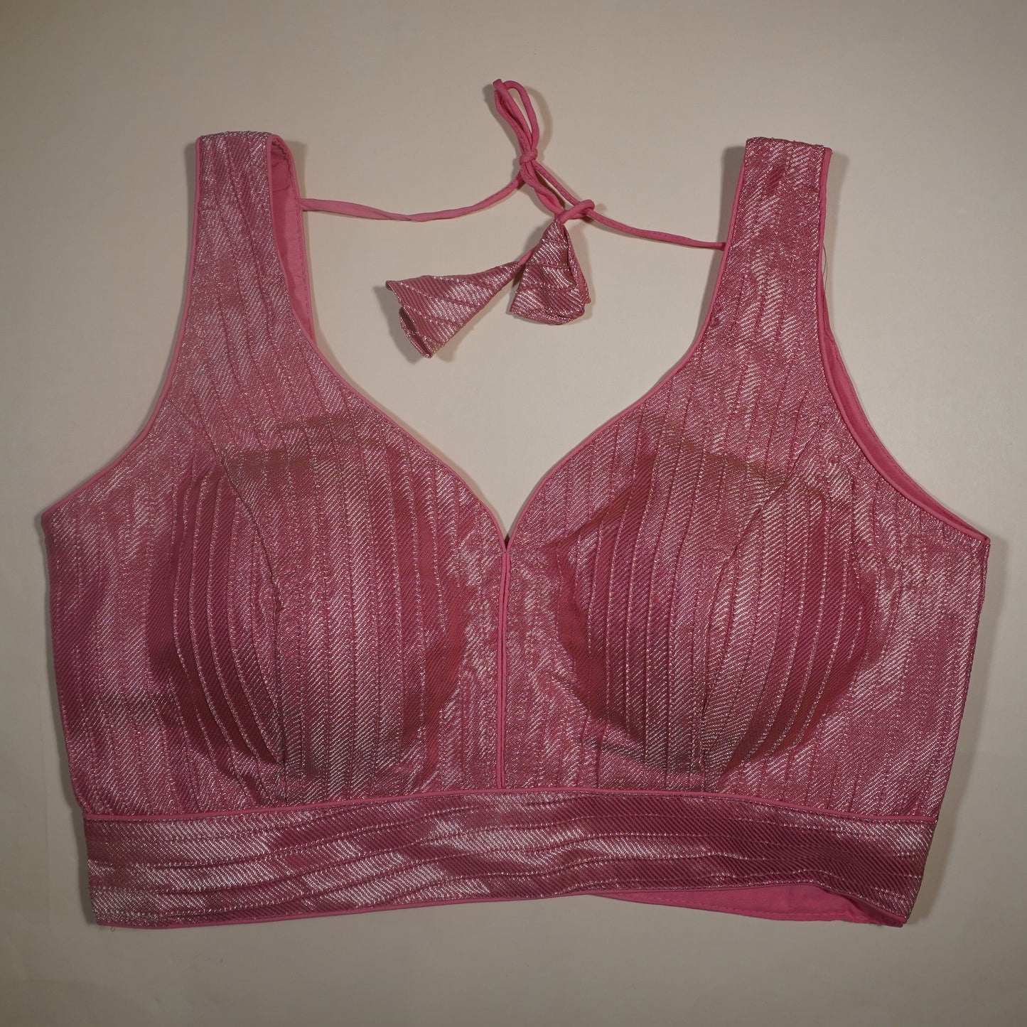 LTPink Metallic Shimmer Blouse