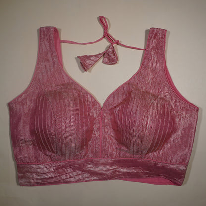 LTPink Metallic Shimmer Blouse