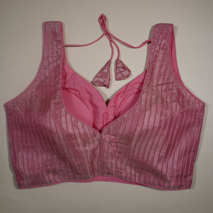 LTPink Metallic Shimmer Blouse