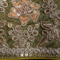 Mehandi Moss Glitter Blouse
