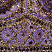 Lavender Geometric Glamour Blouse