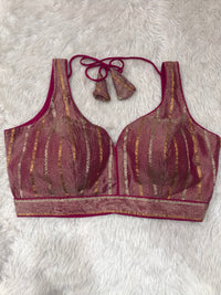 Rani Metallic Shimmer Bustier Top