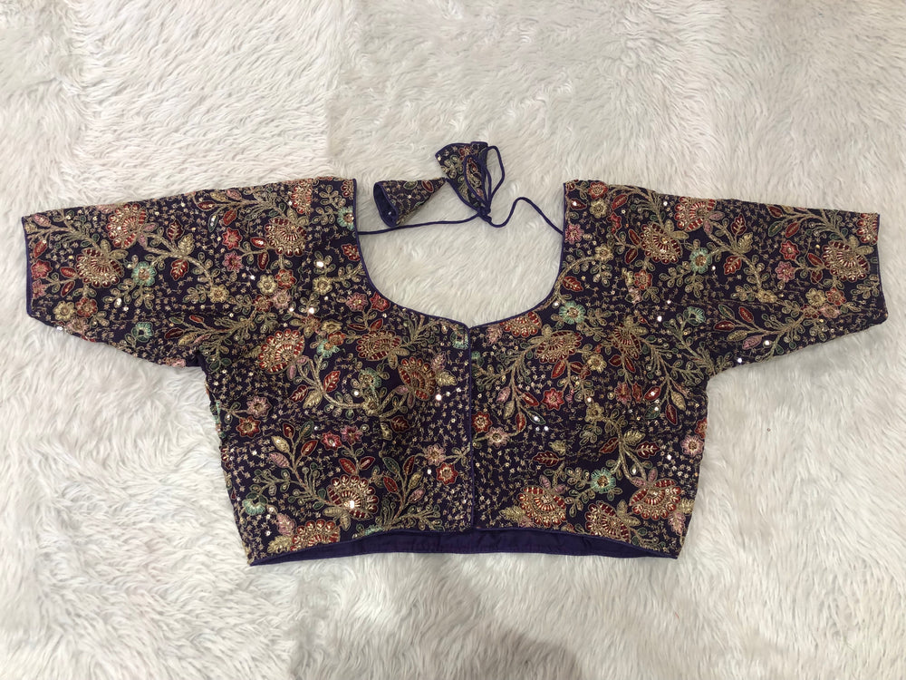 The Royal Botanical Zardozi Blouse