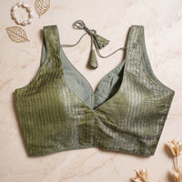 MEHANDI Shimmer Pleated Blouse