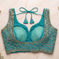 RamaGreen Geometric Glamour Blouse