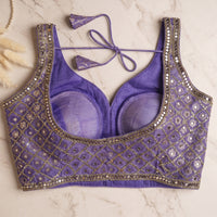Lavender Geometric Glamour Blouse