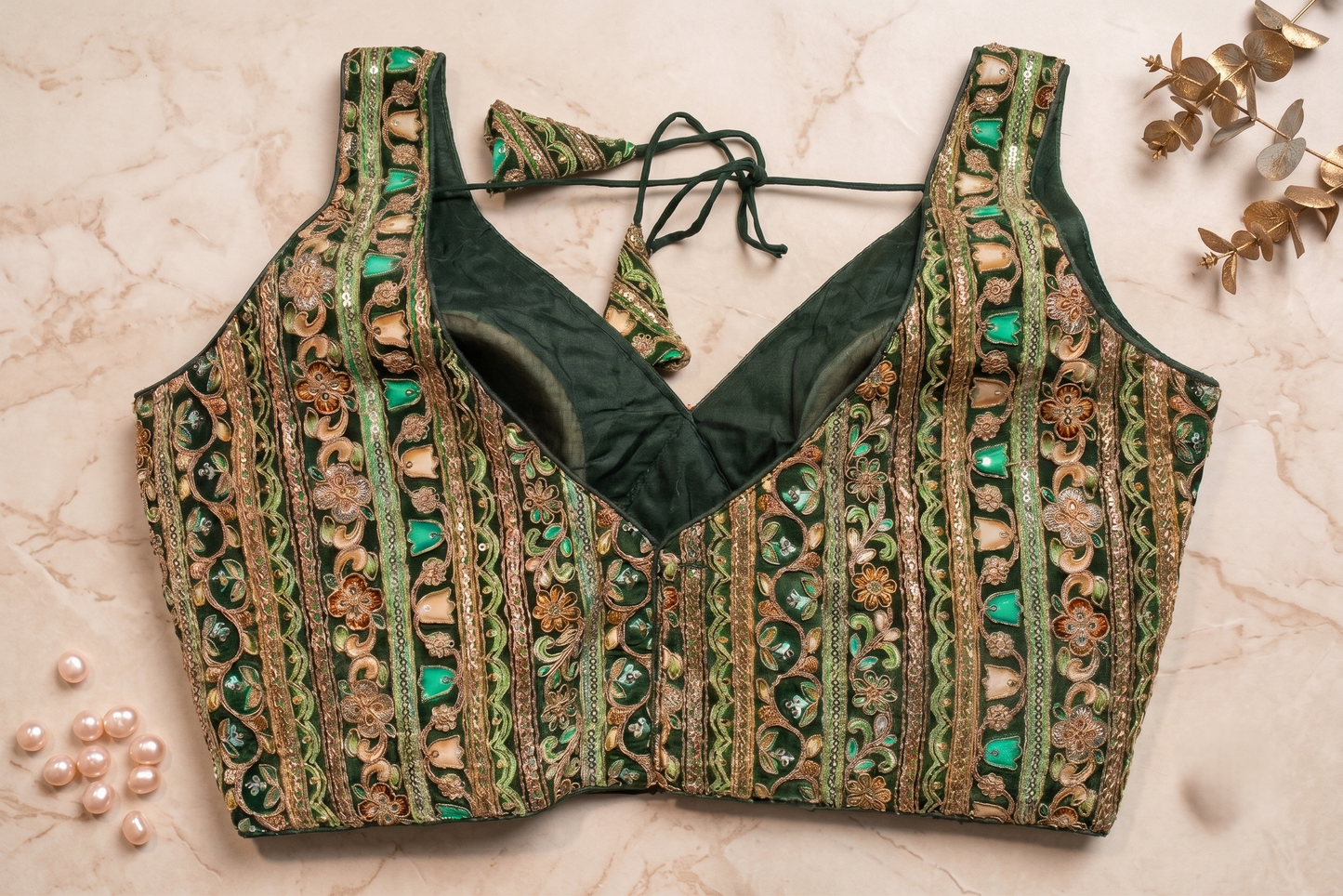 DkGreen Radiance Back Medallion