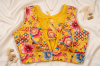 GYellow Garden Honeycomb Blouse