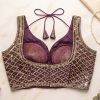 Geometric Glamour Mirror Blouse