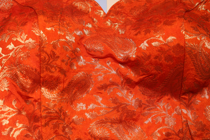 Orange Sunburst Silk Statement