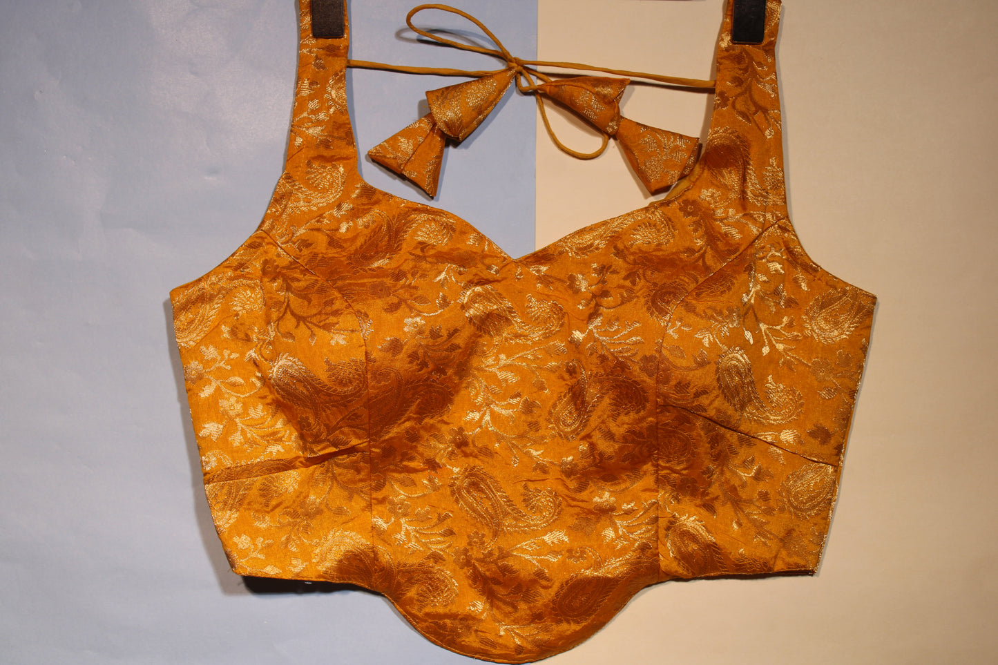 Yellow Gold Floral Tapestry