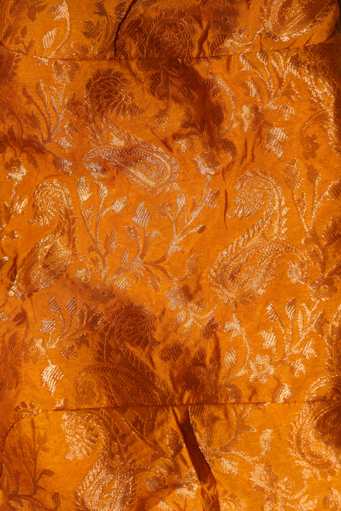 Yellow Gold Floral Tapestry