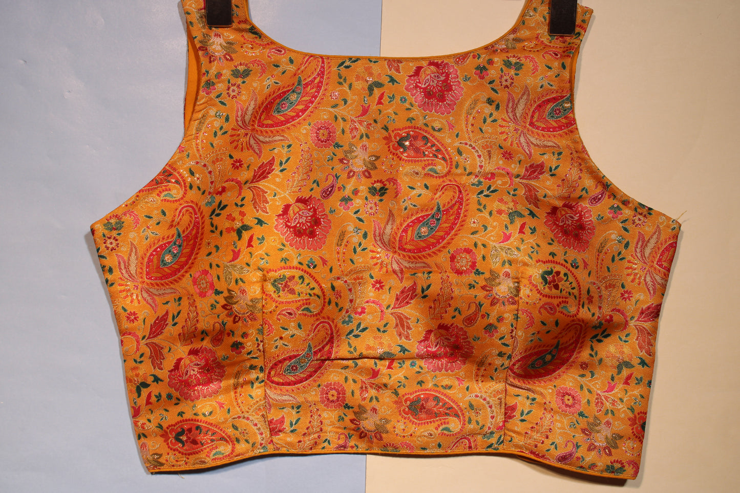Yellow Amber Paisley Blouse
