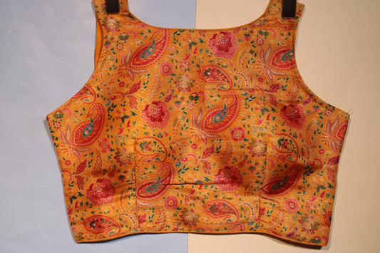 Yellow Amber Paisley Blouse