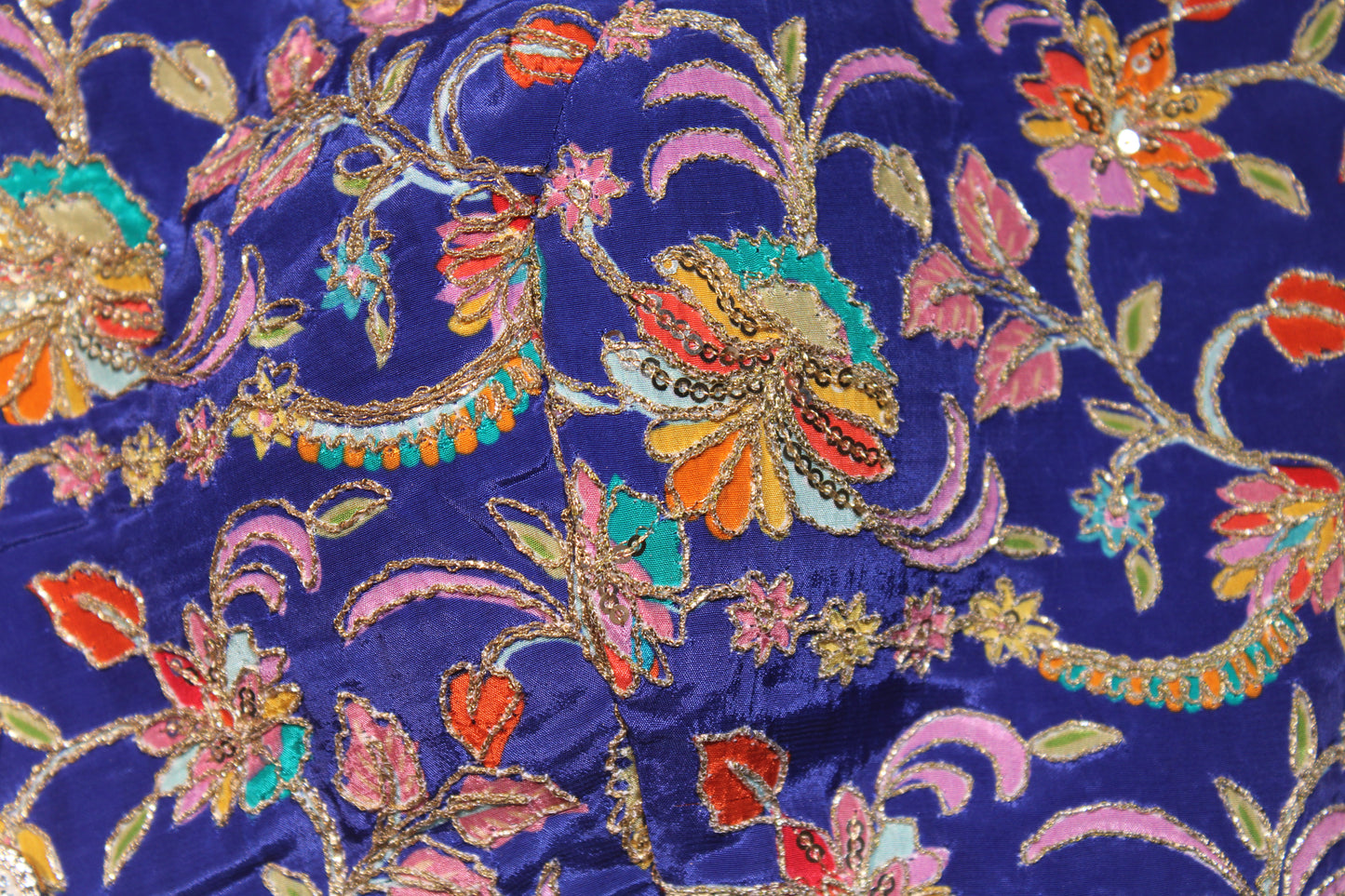 NBlue Flora Blouse
