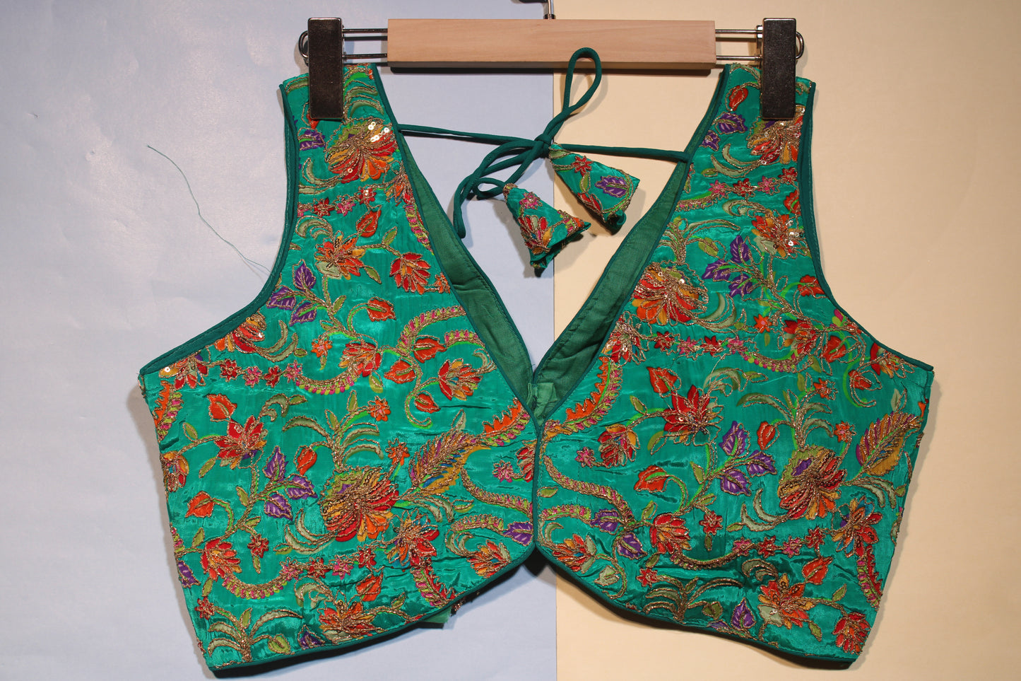 RGreen Garden Sequin Blouse
