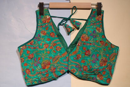 RGreen Garden Sequin Blouse