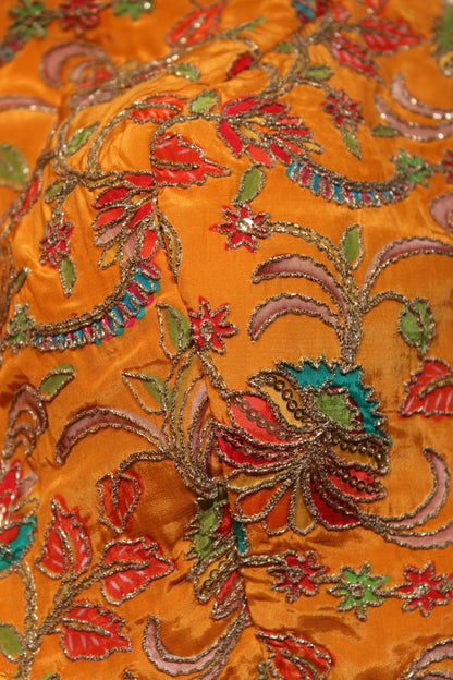 Yellow Embroidered Blouse