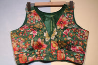 Dk Green Flora Blouse