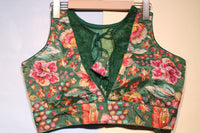 Dk Green Flora Blouse