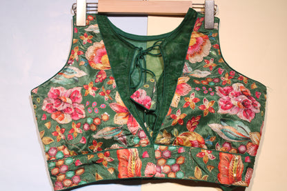 Dk Green Flora Blouse