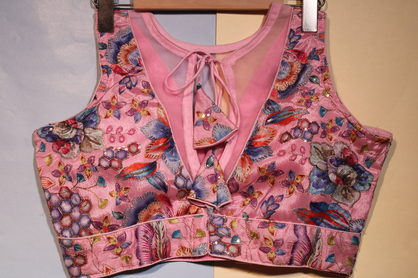 BPink Honeycomb Blouse