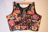 Black Night Floral Blouse