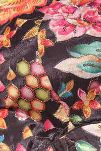 Black Night Floral Blouse