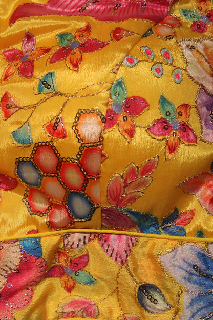 GYellow Garden Honeycomb Blouse