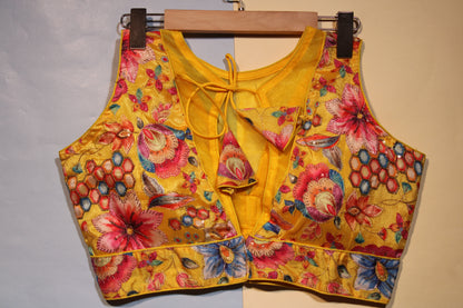 GYellow Garden Honeycomb Blouse