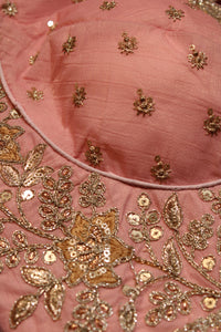 Pink Coral Evening Blouse